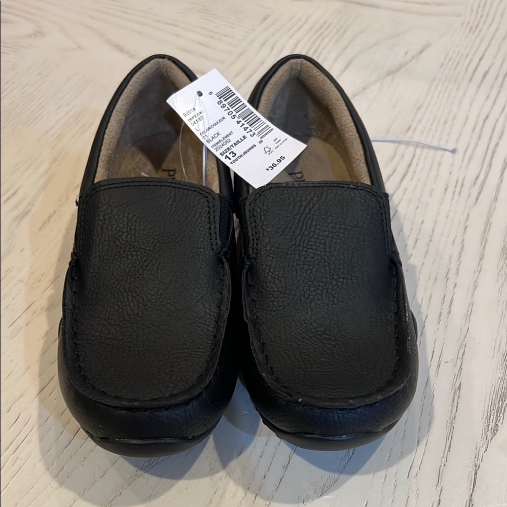 New Boys Black Dress Loafers – Size 13 – Never Worn